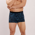 Seamless Ultra-Soft Fit – Modal Spandex Printed Trunk – M107 – Blue