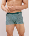 Seamless Ultra-Soft Fit – Modal Spandex Printed Trunk – M107 – Green