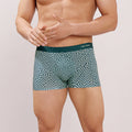 Seamless Ultra-Soft Fit – Modal Spandex Printed Trunk – M107 – Green