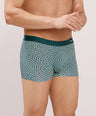 Seamless Ultra-Soft Fit – Modal Spandex Printed Trunk – M107 – Green