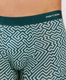 Seamless Ultra-Soft Fit – Modal Spandex Printed Trunk – M107 – Green