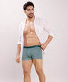 Seamless Ultra-Soft Fit – Modal Spandex Printed Trunk – M107 – Green
