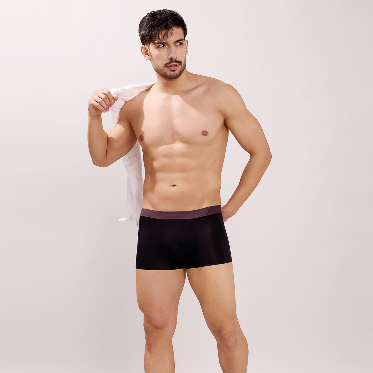 Seamless Ultra-Soft Fit – Modal Spandex Trunk – M108 – Black