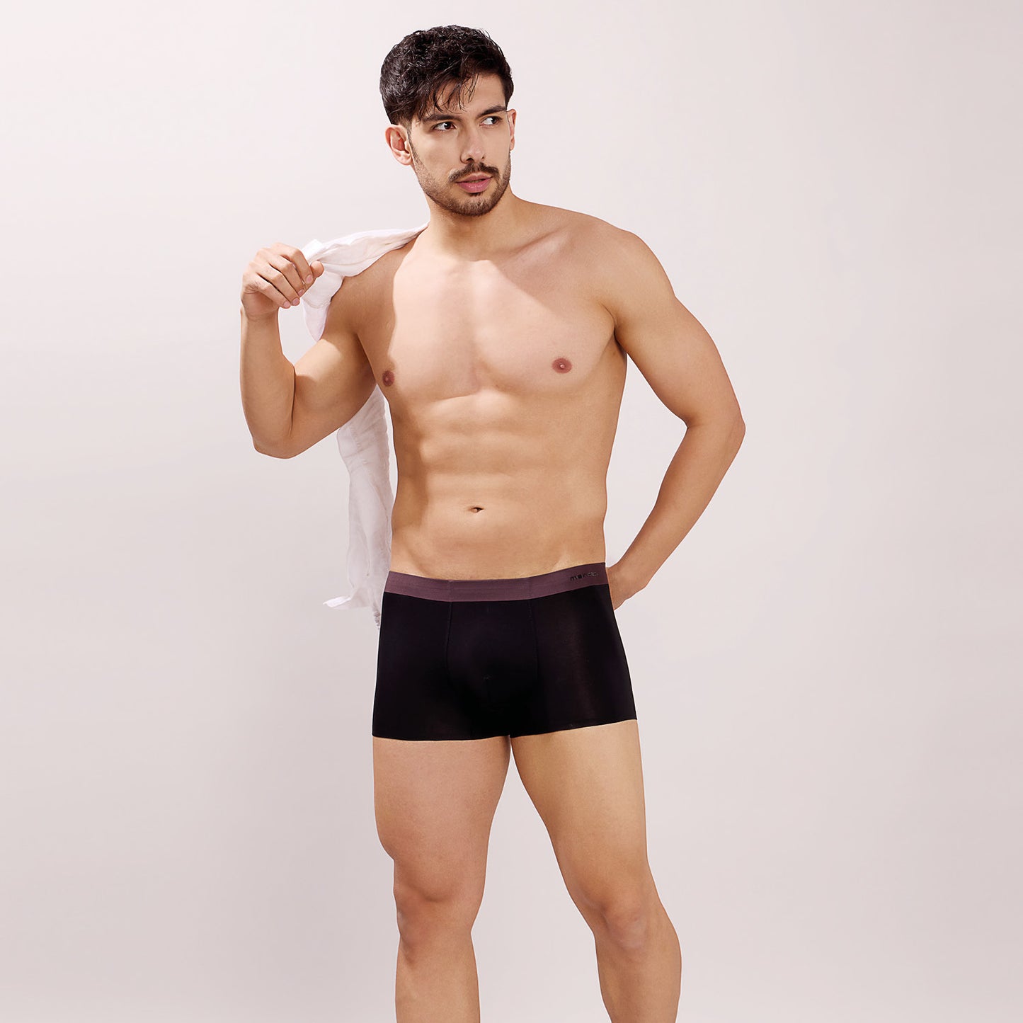 Seamless Ultra-Soft Fit – Modal Spandex Trunk – M108 – Black