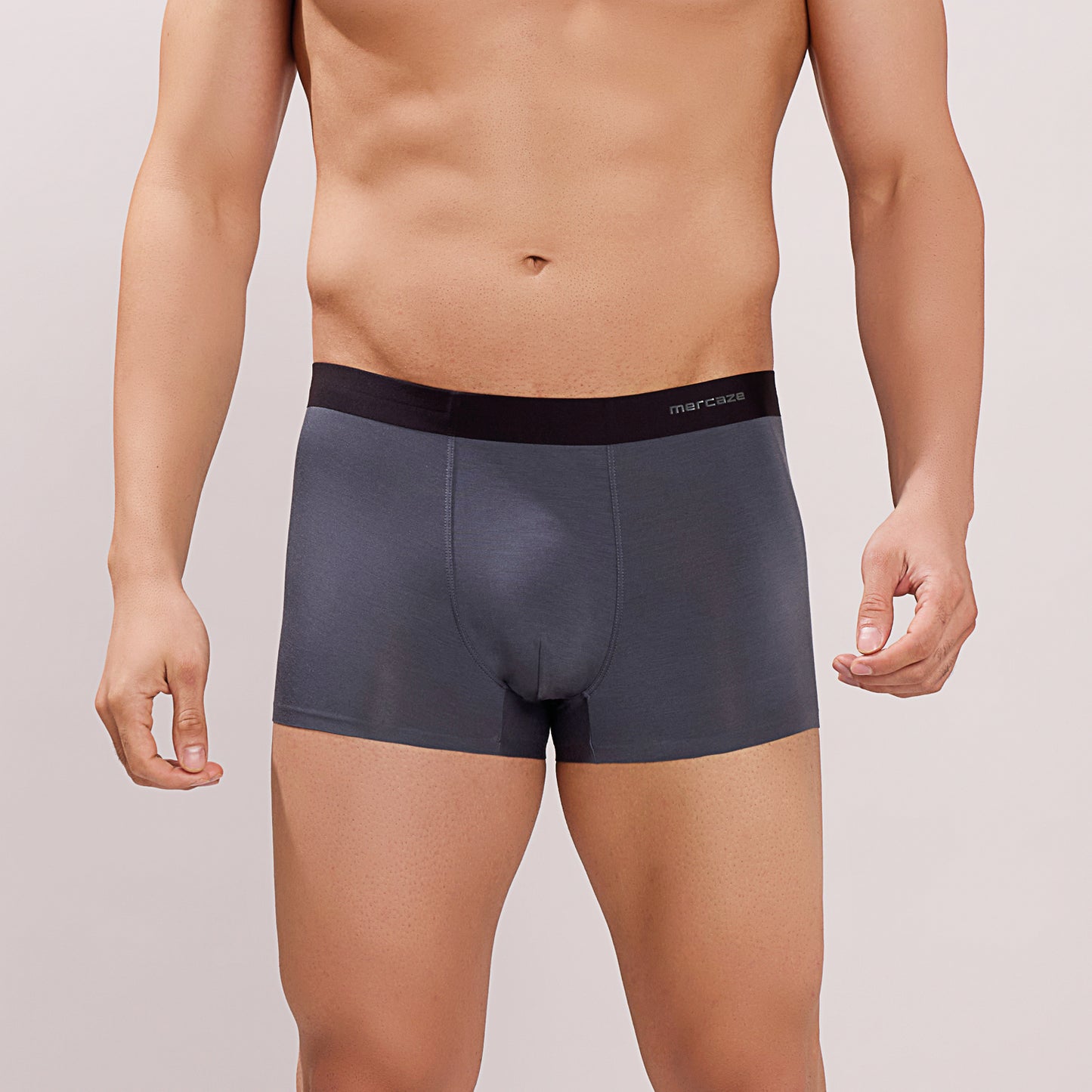 Seamless Ultra-Soft Fit – Modal Spandex Trunk – M108 – Dark Grey