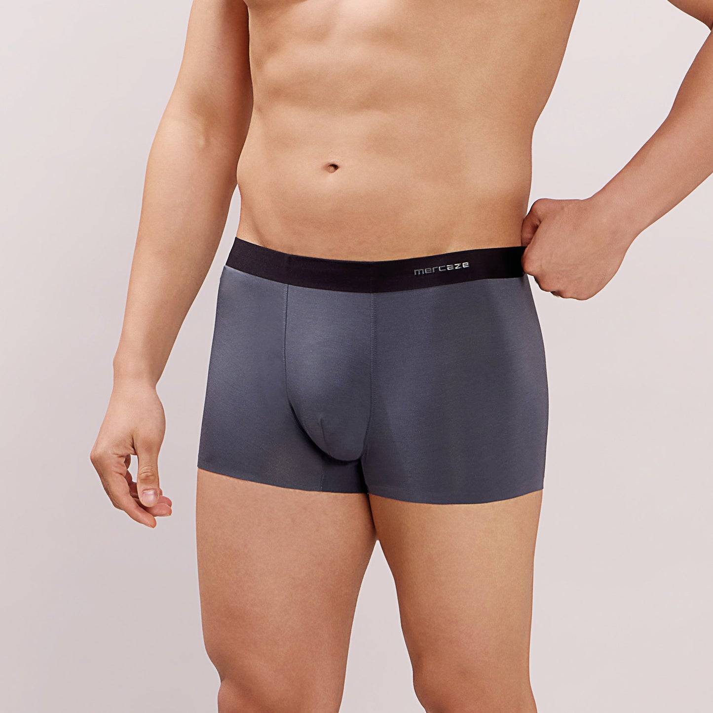 Seamless Ultra-Soft Fit – Modal Spandex Trunk – M108 – Dark Grey