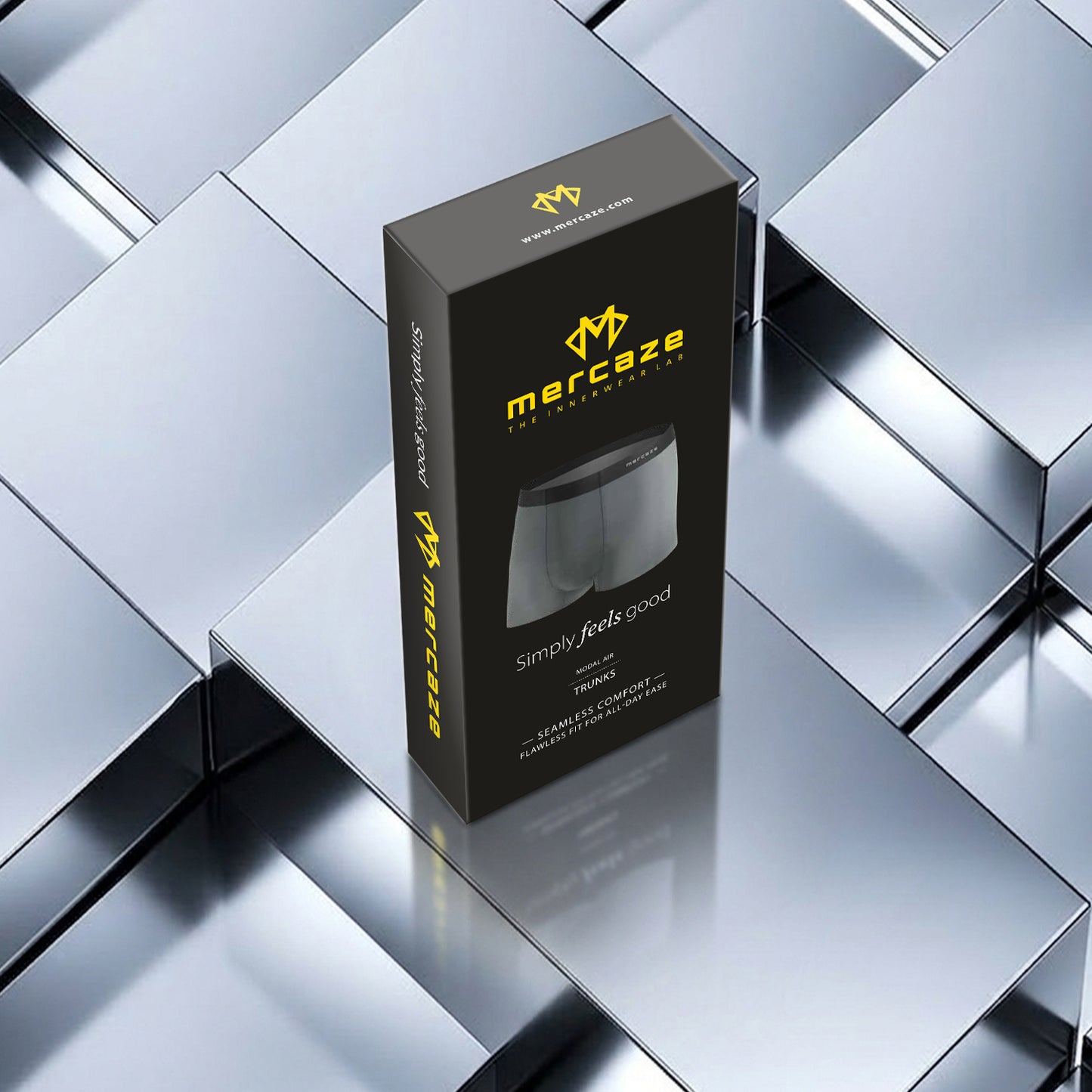 Seamless Ultra-Soft Fit – Modal Spandex Trunk – M108 – Navy