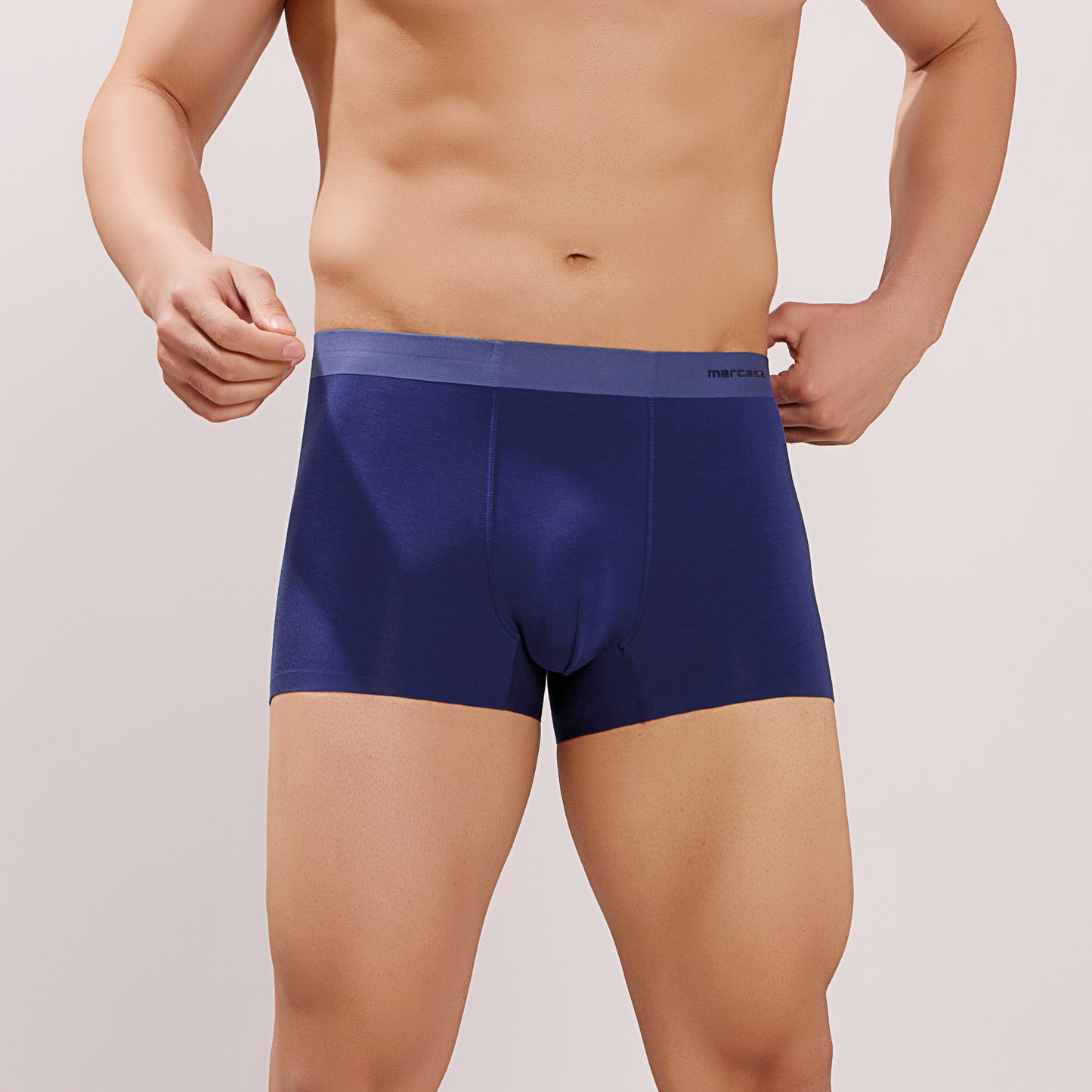 Seamless Ultra-Soft Fit – Modal Spandex Trunk – M108 – Navy
