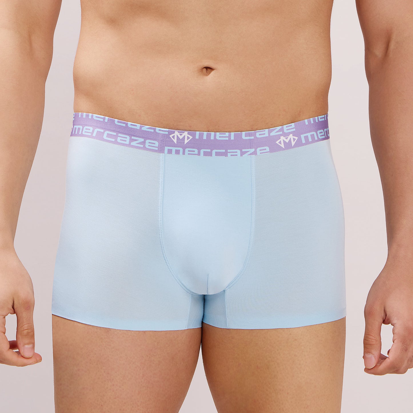 Seamless Ultra-Soft Fit – Modal Spandex Trunk – M108P – Sky Blue