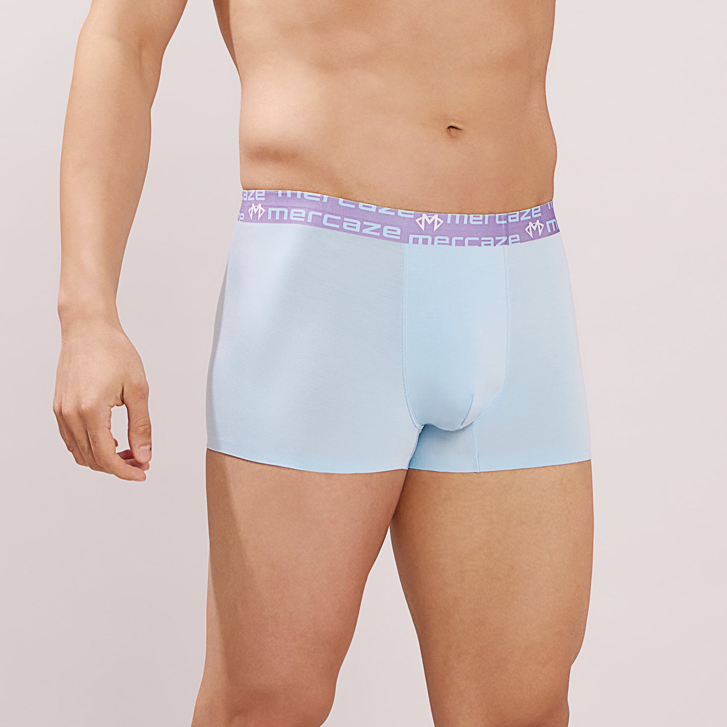Seamless Ultra-Soft Fit – Modal Spandex Trunk – M108P – Sky Blue