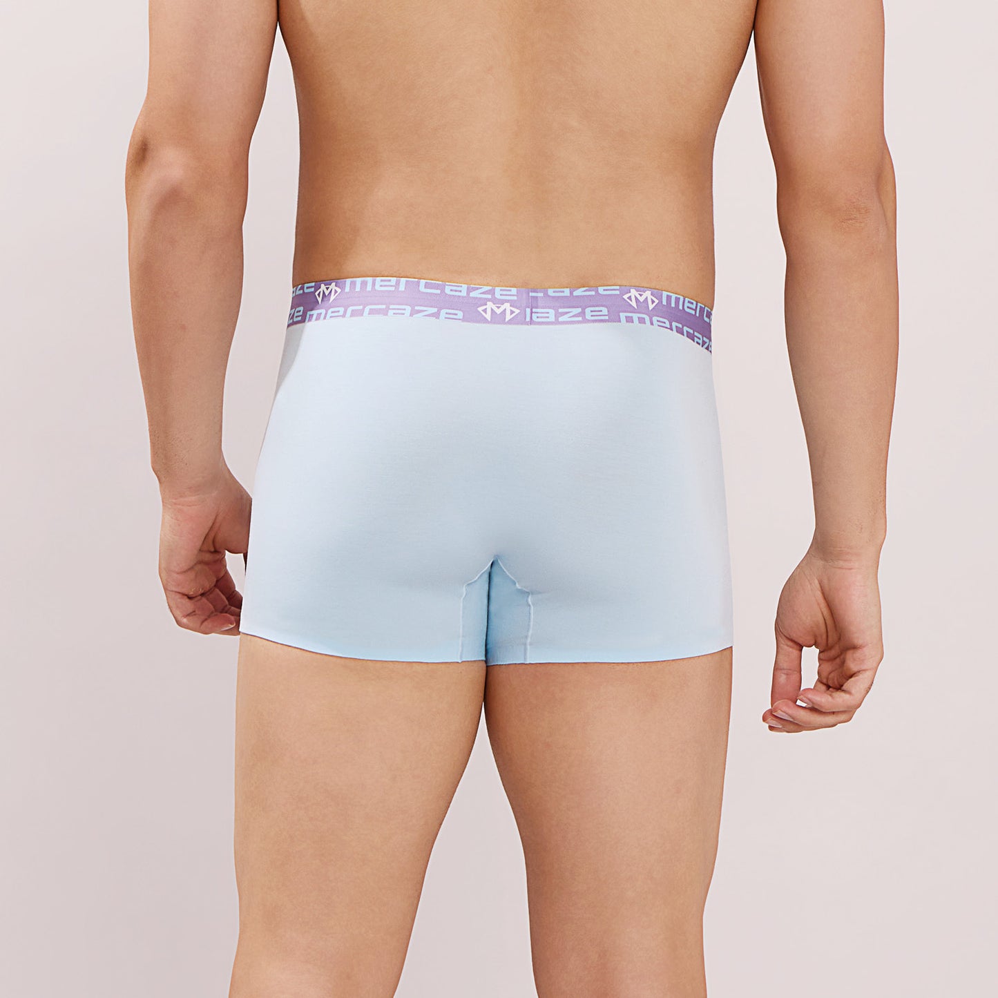 Seamless Ultra-Soft Fit – Modal Spandex Trunk – M108P – Sky Blue