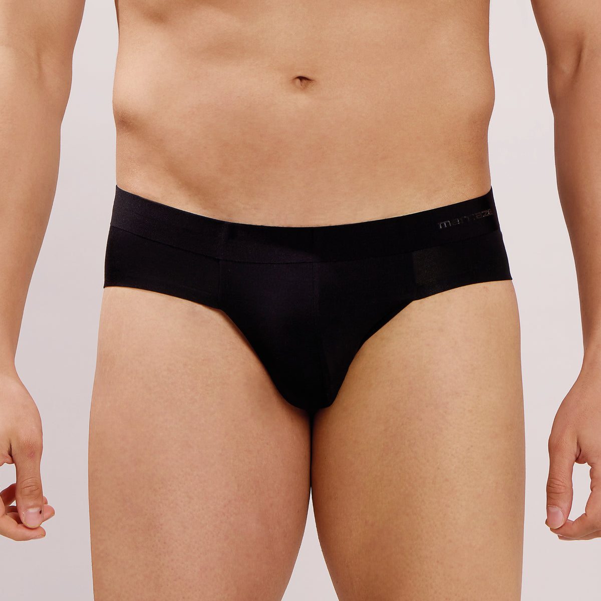 Seamless Ultra-Soft Fit – Modal Spandex Brief – M109– Black