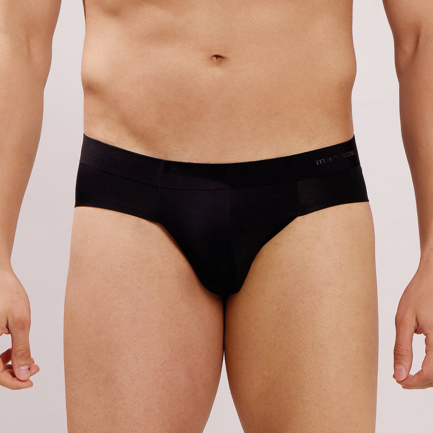 Seamless Ultra-Soft Fit – Modal Spandex Brief – M109– Black