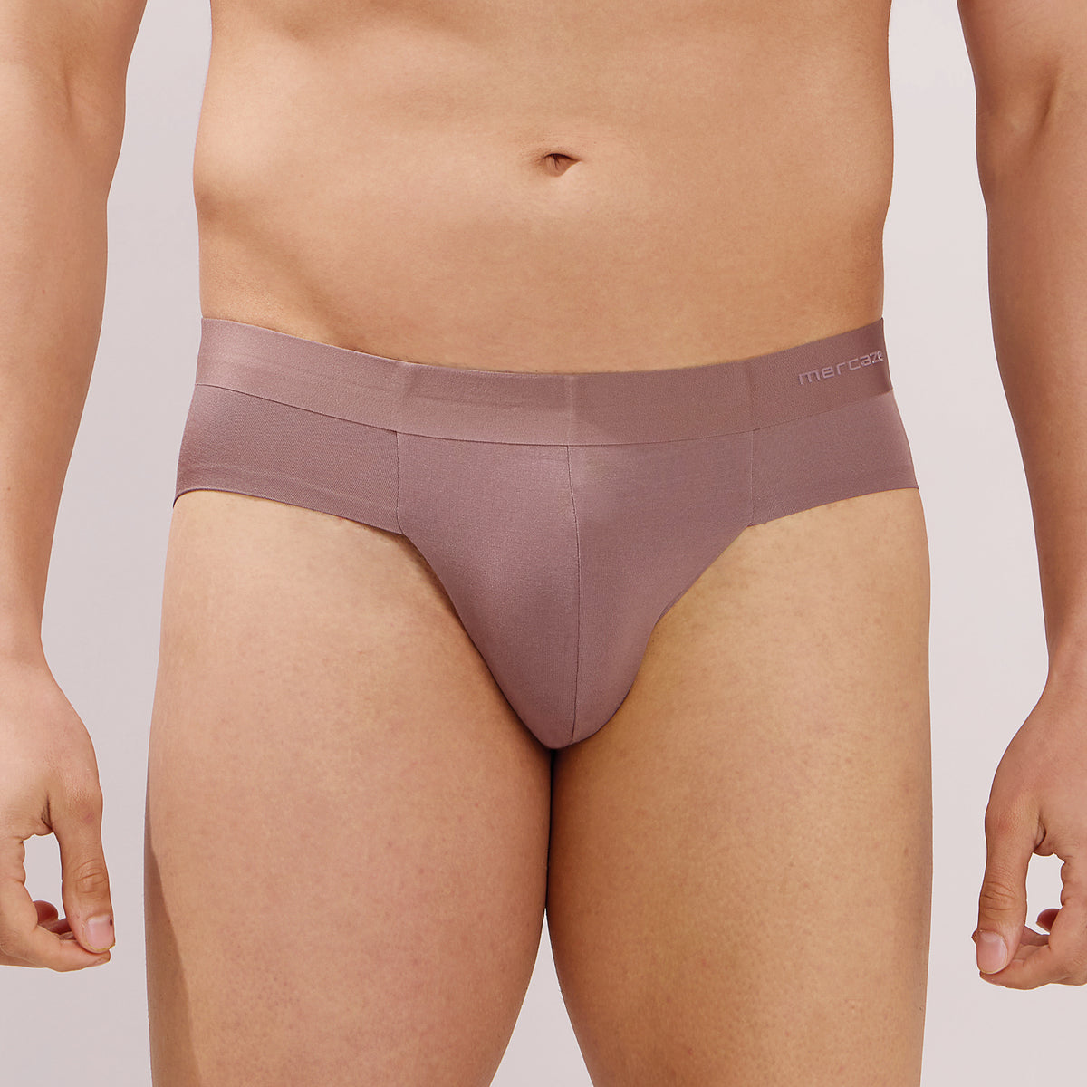 Seamless Ultra-Soft Fit – Modal Spandex Brief – M109– Sand