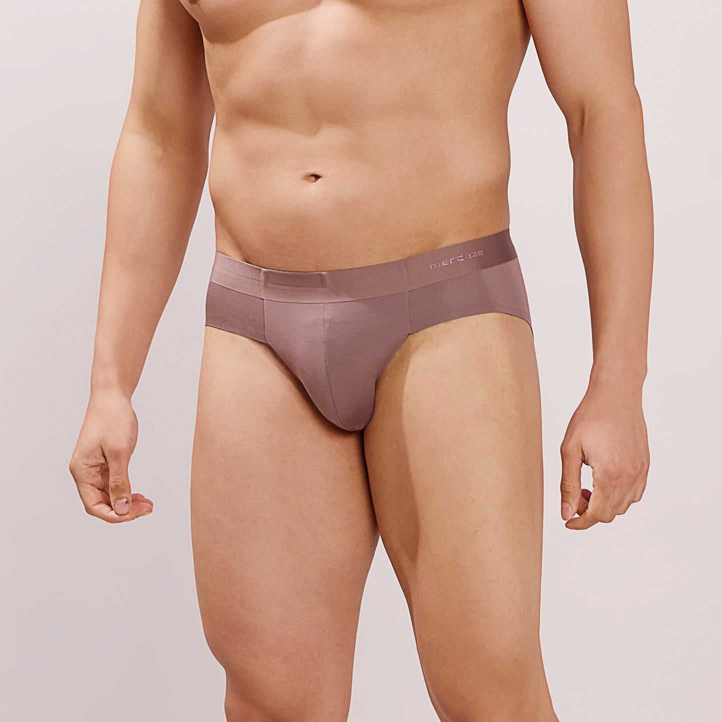 Seamless Ultra-Soft Fit – Modal Spandex Brief – M109– Sand