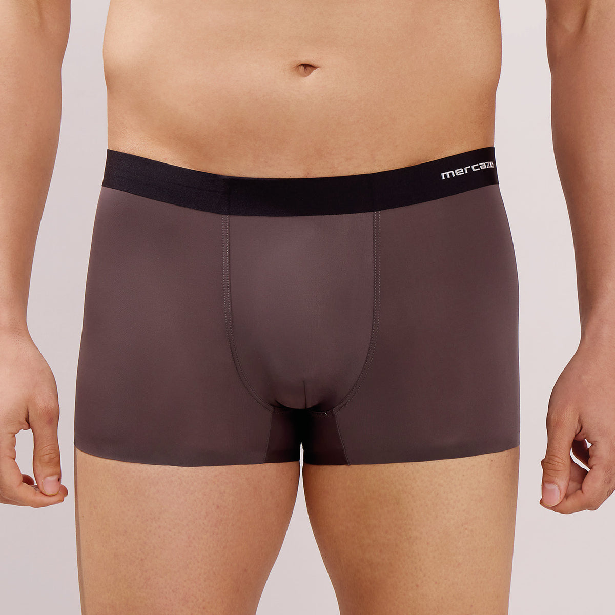 Seamless Ultra-Stretch Comfort – Microfiber Nylon Spandex Trunk – M110 – Mud Grey