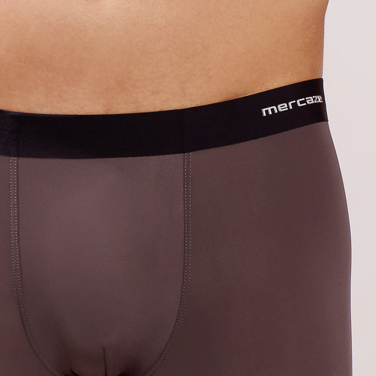Seamless Ultra-Stretch Comfort – Microfiber Nylon Spandex Trunk – M110 – Mud Grey