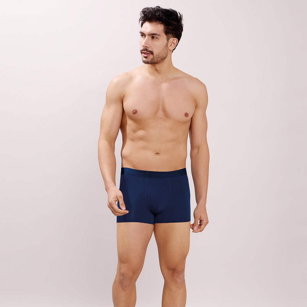 Seamless Ultra-Stretch Comfort – Microfiber Nylon Spandex Trunk – M110 – Navy