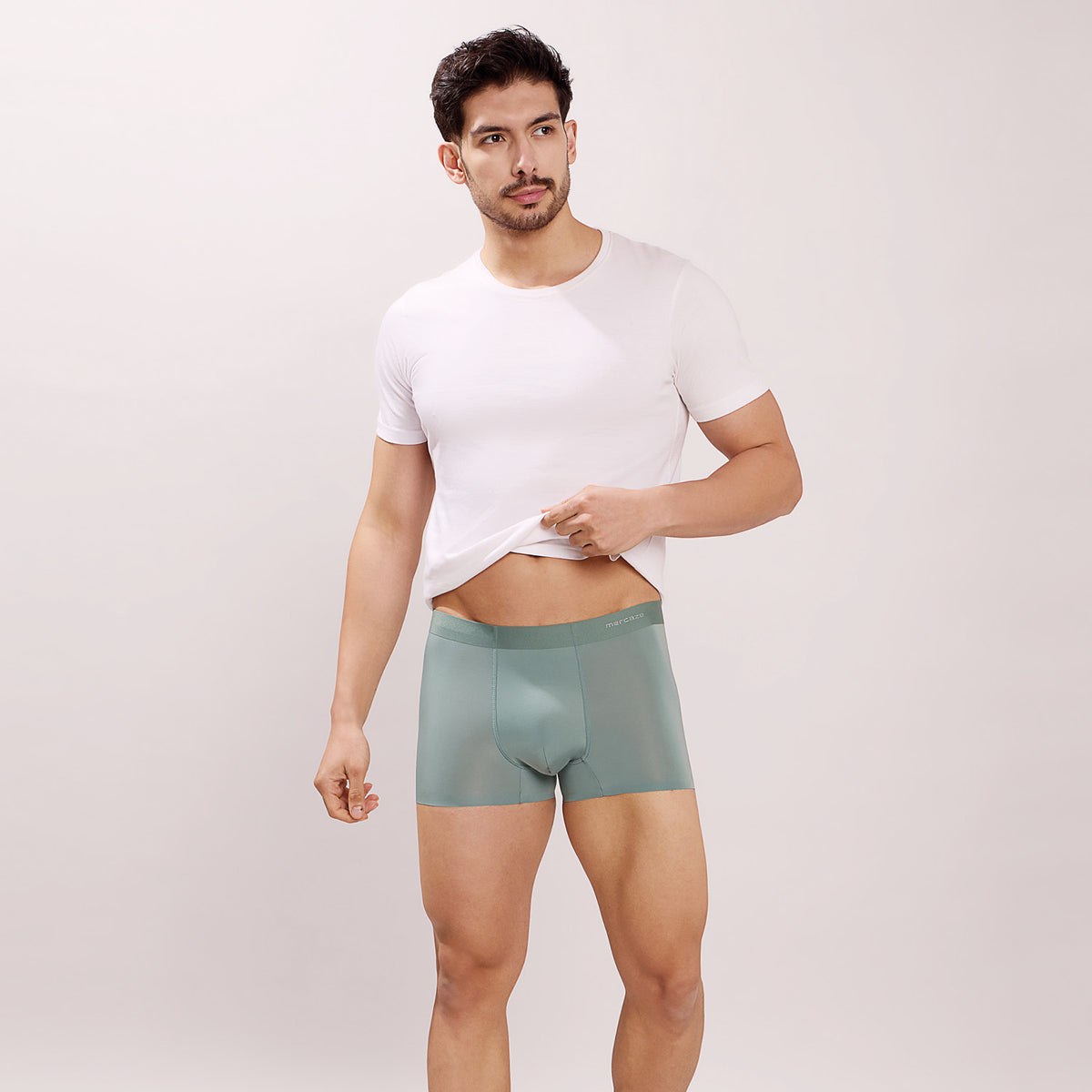 Seamless Ultra-Stretch Comfort – Microfiber Nylon Spandex Trunk – M110 – Olive