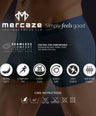 Seamless Ultra-Stretch Comfort – Microfiber Nylon Spandex Printed Trunk – M111 – Dark Navy