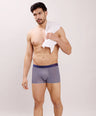 Seamless Ultra-Stretch Comfort – Microfiber Nylon Spandex Printed Trunk – M111 – Navy