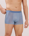 Seamless Ultra-Stretch Comfort – Microfiber Nylon Spandex Printed Trunk – M111 – Sky Blue