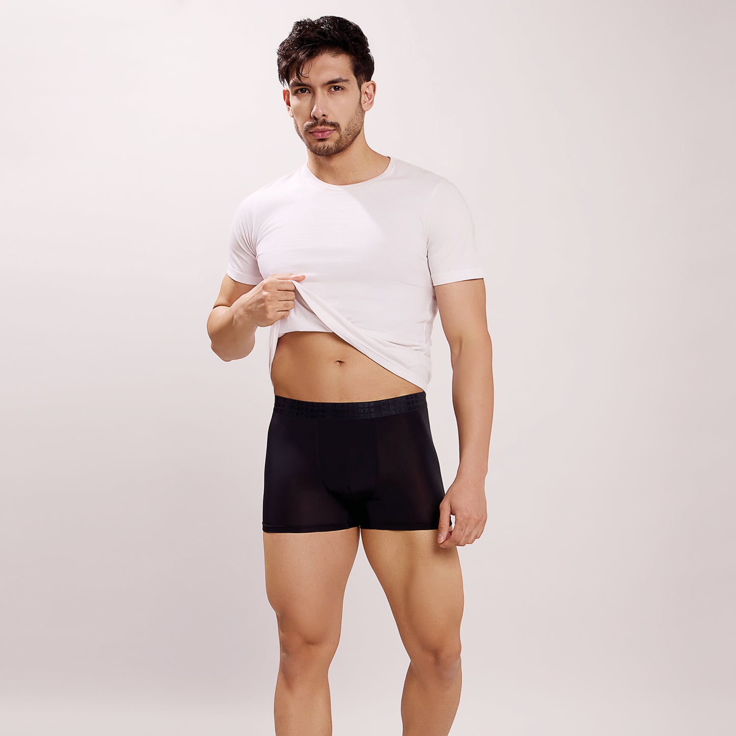 High-Stretch Performance Comfort – Micro Fibre Nylon Trunk – M114 – Black
