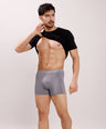High-Stretch Performance Comfort – Micro Fibre Nylon Trunk – M114 – Dark Grey