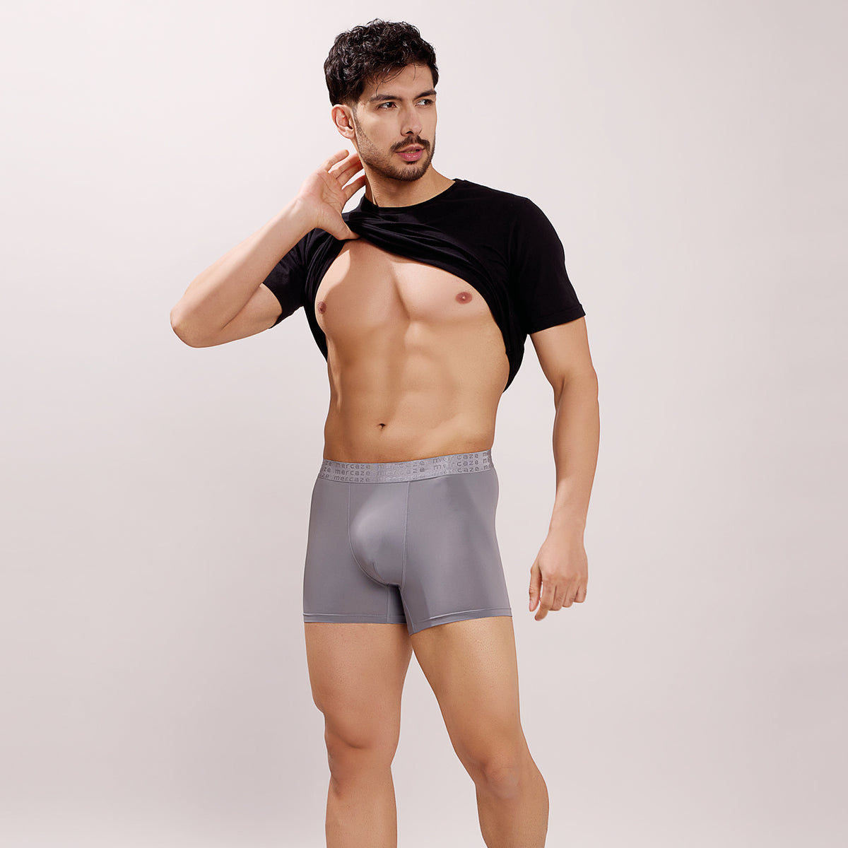 High-Stretch Performance Comfort – Micro Fibre Nylon Trunk – M114 – Dark Grey