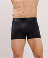 Premium Comfort Fit - Textured Jacquard Micro Fibre Nylon Spandex Trunk - M115 - Black