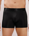 Premium Comfort Fit - Textured Jacquard Micro Fibre Nylon Spandex Trunk - M115 - Black