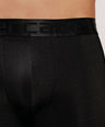 Premium Comfort Fit - Textured Jacquard Micro Fibre Nylon Spandex Trunk - M115 - Black