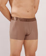 Premium Comfort Fit - Textured Jacquard Micro Fibre Nylon Spandex Trunk - M115 - Brown