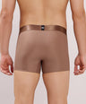 Premium Comfort Fit - Textured Jacquard Micro Fibre Nylon Spandex Trunk - M115 - Brown