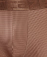 Premium Comfort Fit - Textured Jacquard Micro Fibre Nylon Spandex Trunk - M115 - Brown