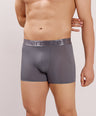 Premium Comfort Fit - Textured Jacquard Micro Fibre Nylon Spandex Trunk - M115 - Dark Grey