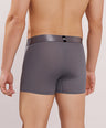 Premium Comfort Fit - Textured Jacquard Micro Fibre Nylon Spandex Trunk - M115 - Dark Grey