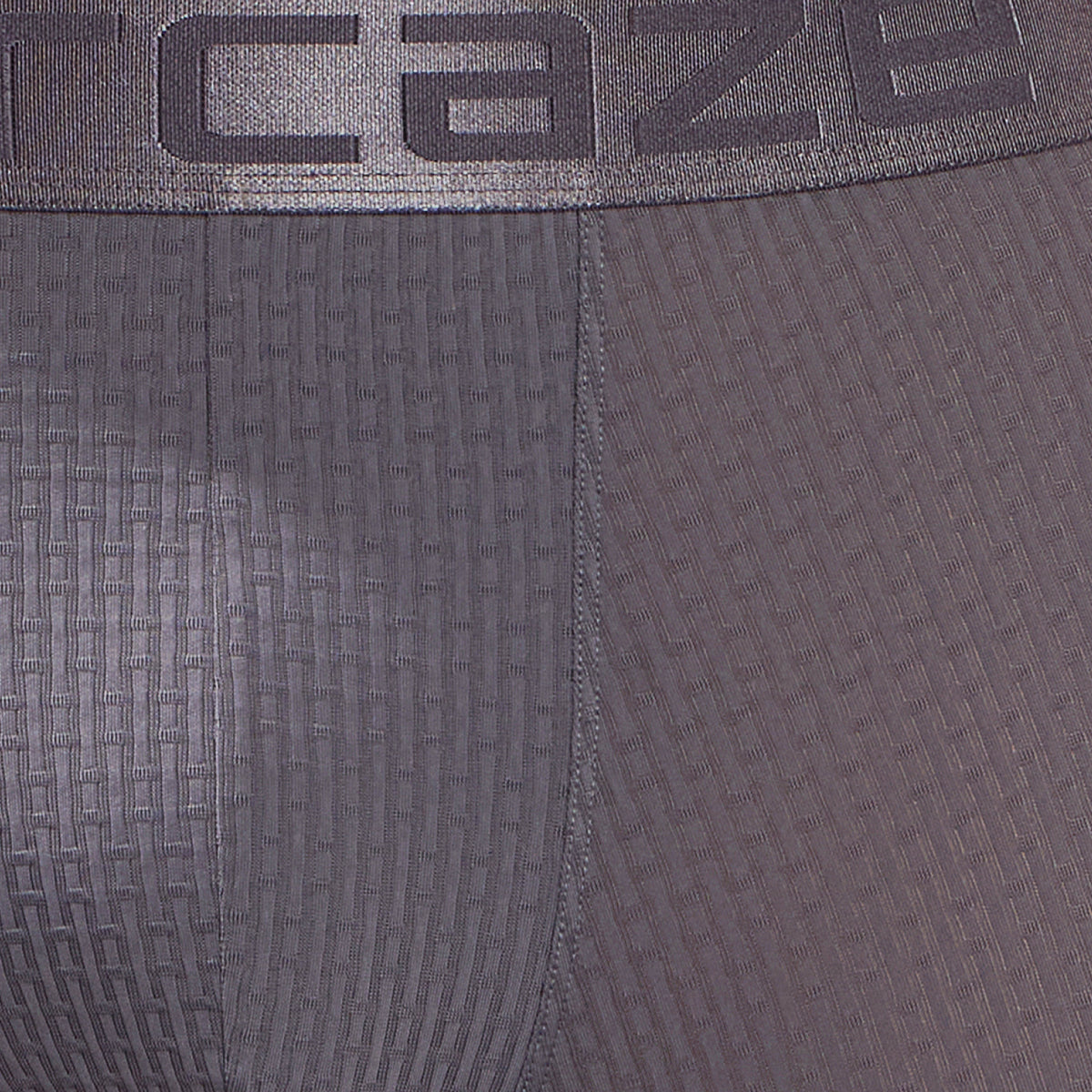 Premium Comfort Fit - Textured Jacquard Micro Fibre Nylon Spandex Trunk - M115 - Dark Grey
