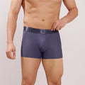 Premium Comfort Fit - Textured Jacquard Micro Fibre Nylon Spandex Trunk - M115 - Steel Blue