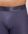 Premium Comfort Fit - Textured Jacquard Micro Fibre Nylon Spandex Trunk - M115 - Steel Blue