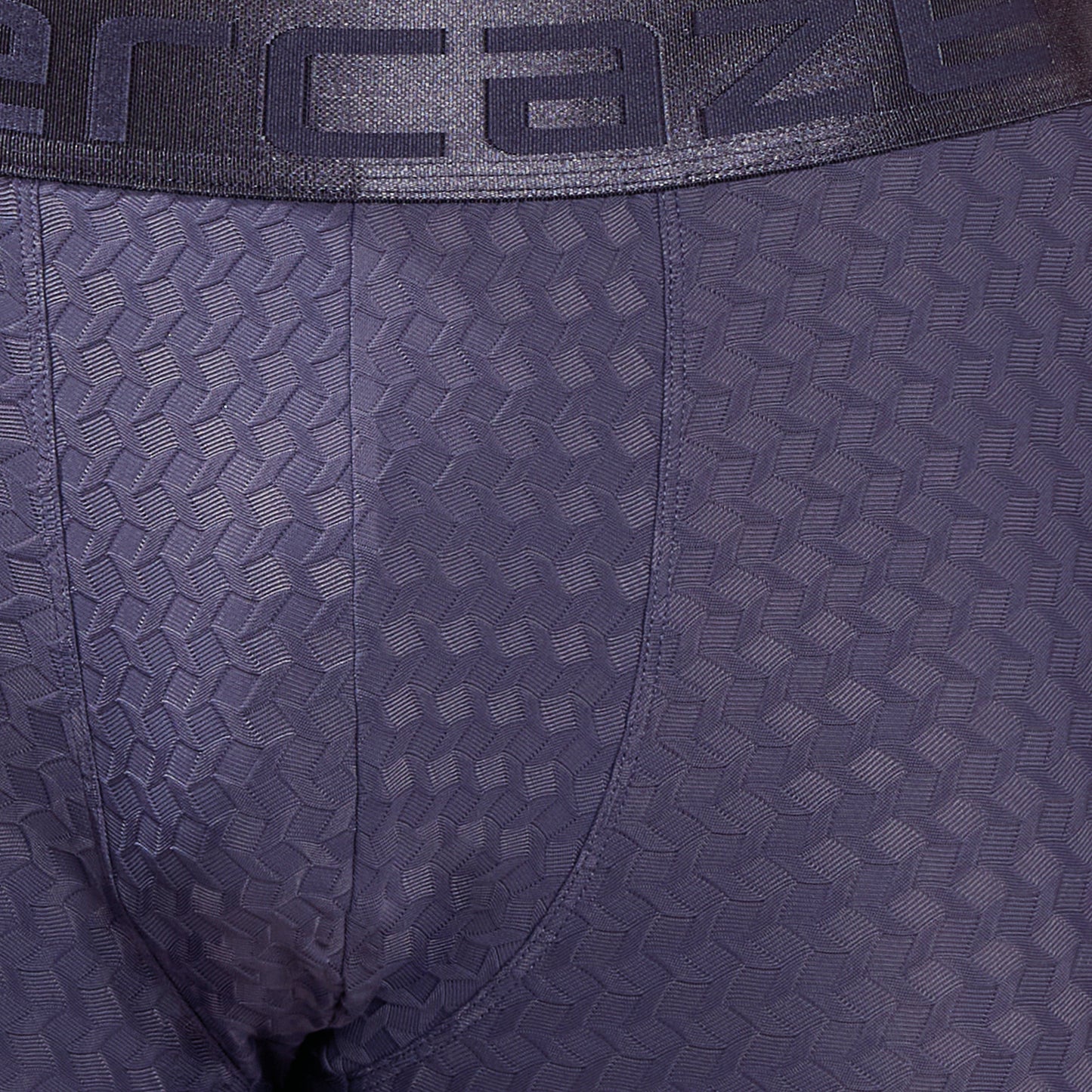 Premium Comfort Fit - Textured Jacquard Micro Fibre Nylon Spandex Trunk - M115 - Steel Blue