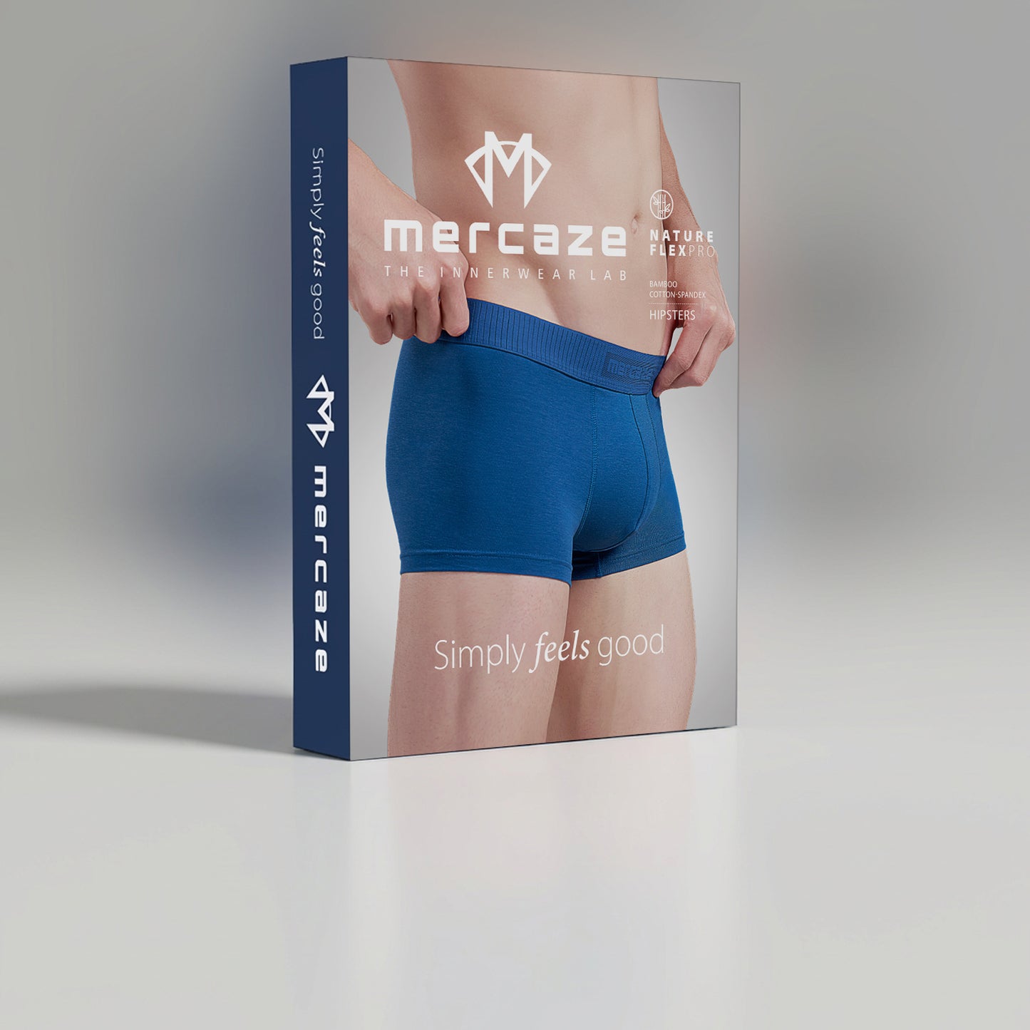Ultra Soft Elastic Waistband- Premium Bamboo Cotton Spandex (Hipster) - M116- Black