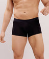 Ultra Soft Elastic Waistband- Premium Bamboo Cotton Spandex (Hipster) - M116- Black