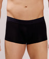 Ultra Soft Elastic Waistband- Premium Bamboo Cotton Spandex (Hipster) - M116- Black