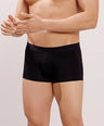 Ultra Soft Elastic Waistband- Premium Bamboo Cotton Spandex (Hipster) - M116- Black