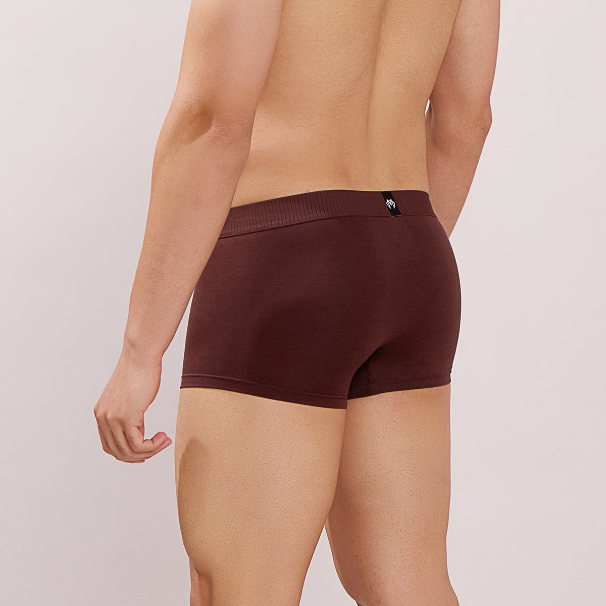 Ultra Soft Elastic Waistband- Premium Bamboo Cotton Spandex (Hipster) - M116- Brown