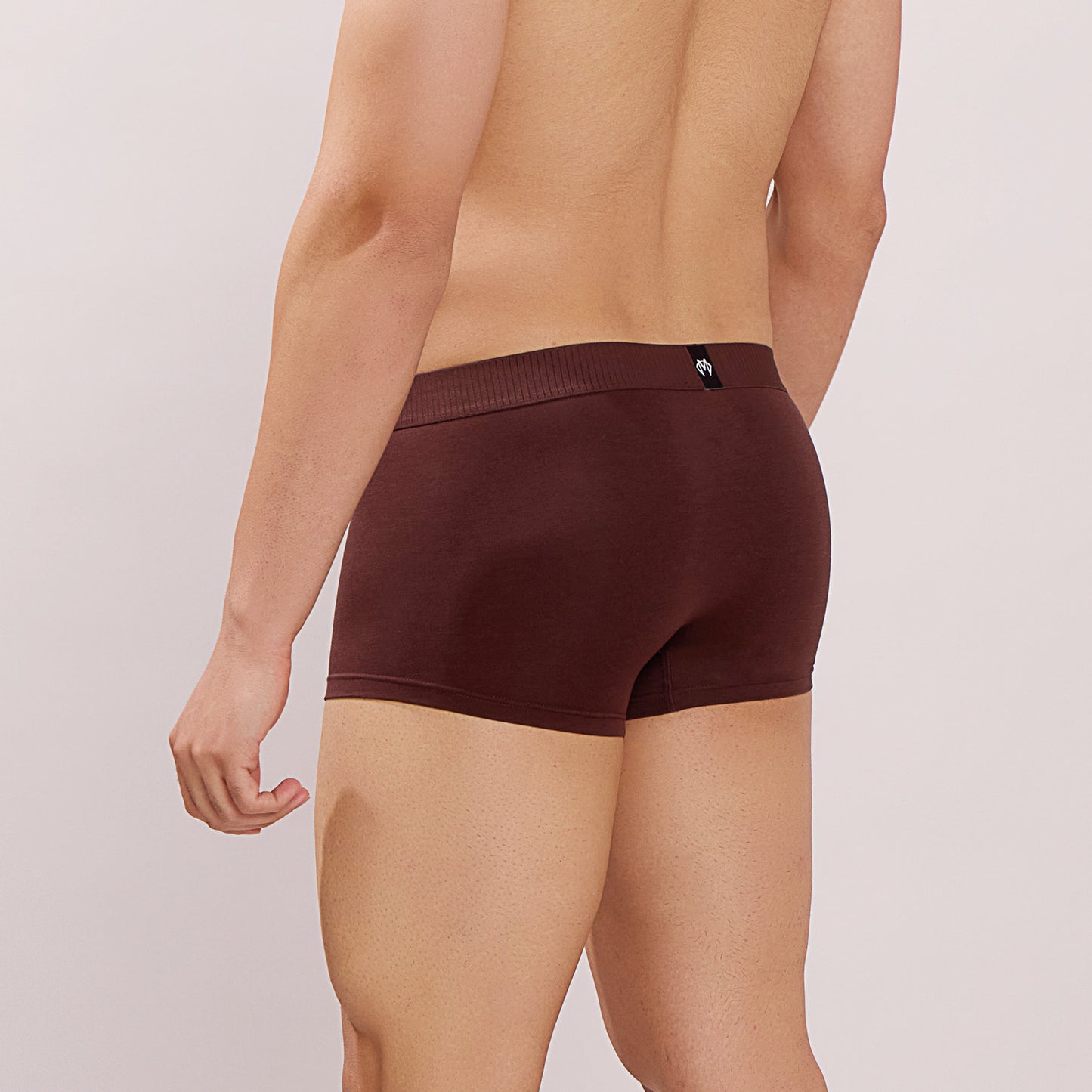 Ultra Soft Elastic Waistband- Premium Bamboo Cotton Spandex (Hipster) - M116- Brown