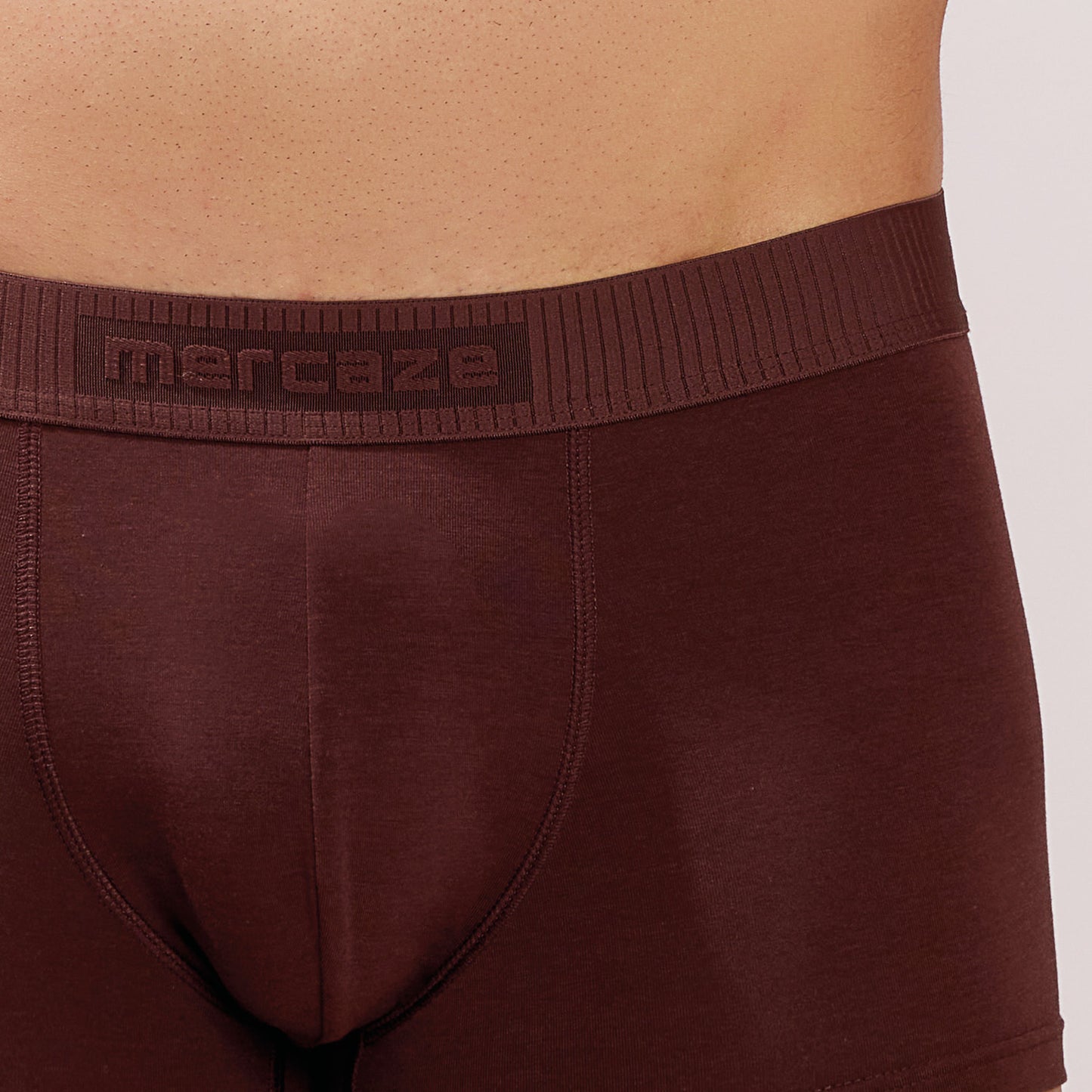 Ultra Soft Elastic Waistband- Premium Bamboo Cotton Spandex (Hipster) - M116- Brown