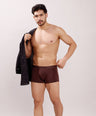 Ultra Soft Elastic Waistband- Premium Bamboo Cotton Spandex (Hipster) - M116- Brown