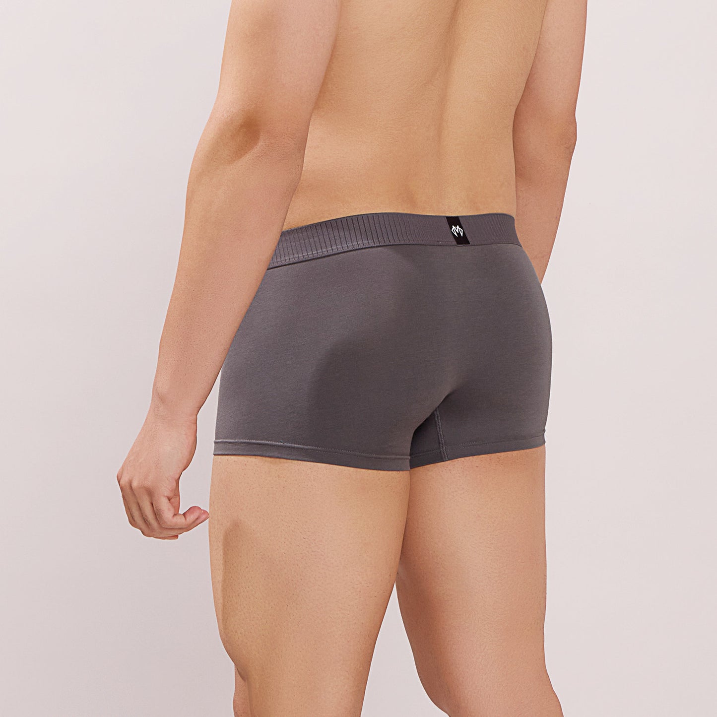 Ultra Soft Elastic Waistband- Premium Bamboo Cotton Spandex (Hipster) - M116- Dark Grey
